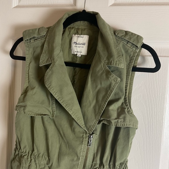 Madewell Green Sleeveless women’s Vest size small - Picture 5 of 12